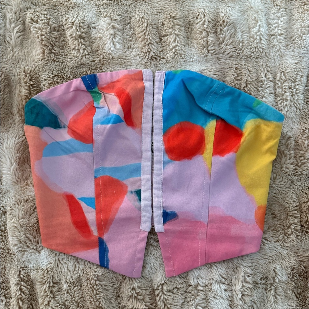 Princess Polly Multicolor Corset Top